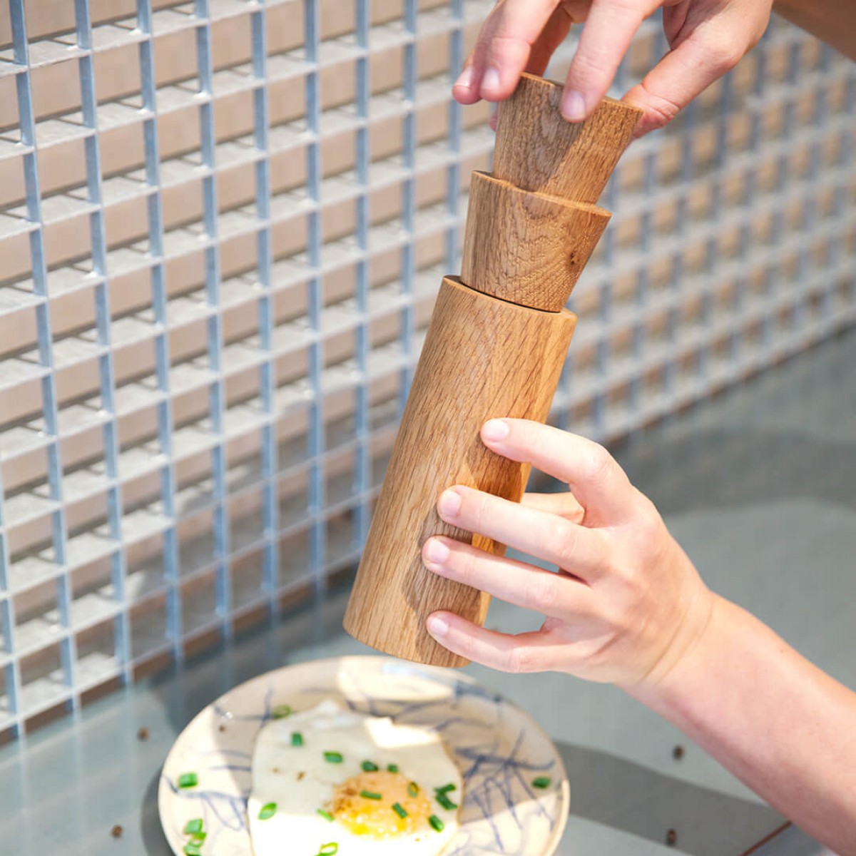 Gewürzmühle | zickzack oben | rundund