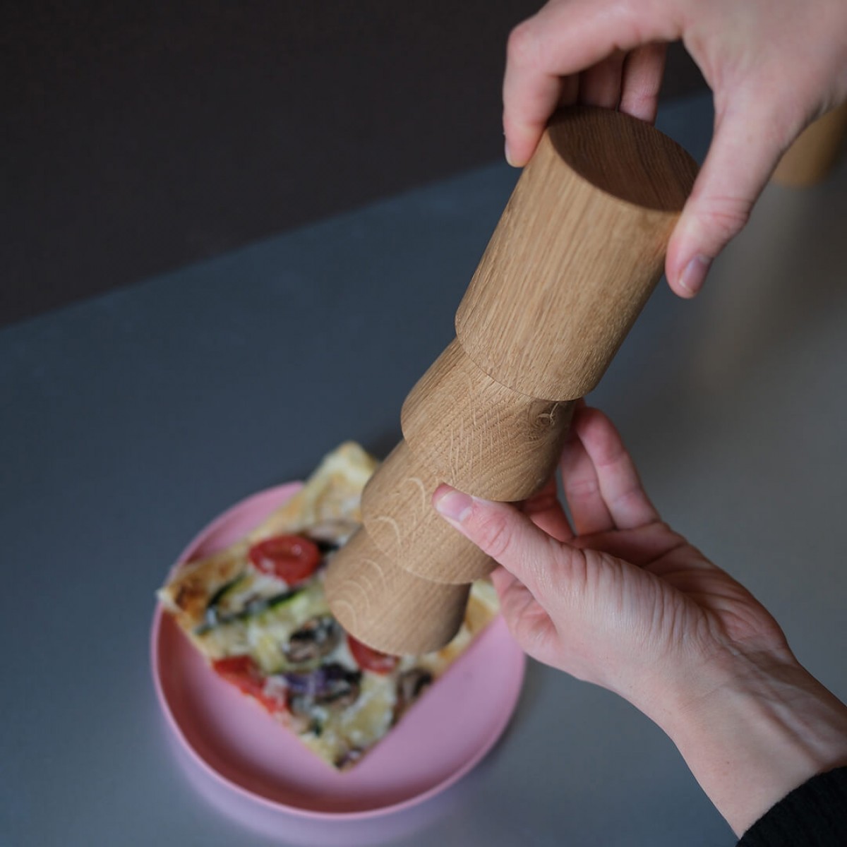 Gewürzmühle | zickzack unten | rundund