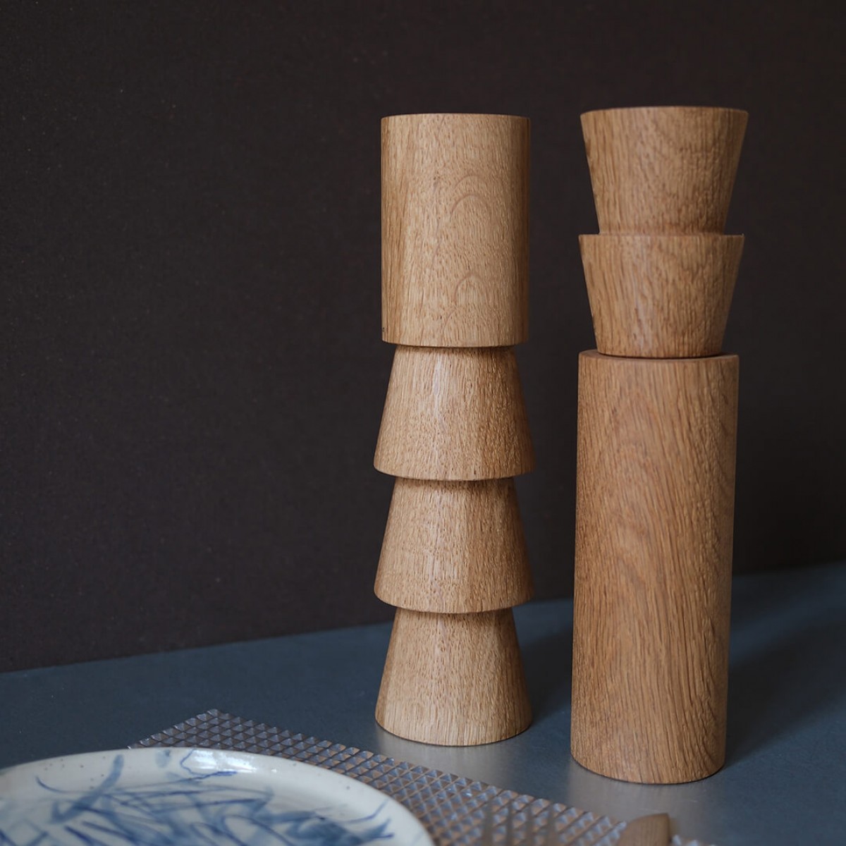 Gewürzmühle | zickzack unten | rundund