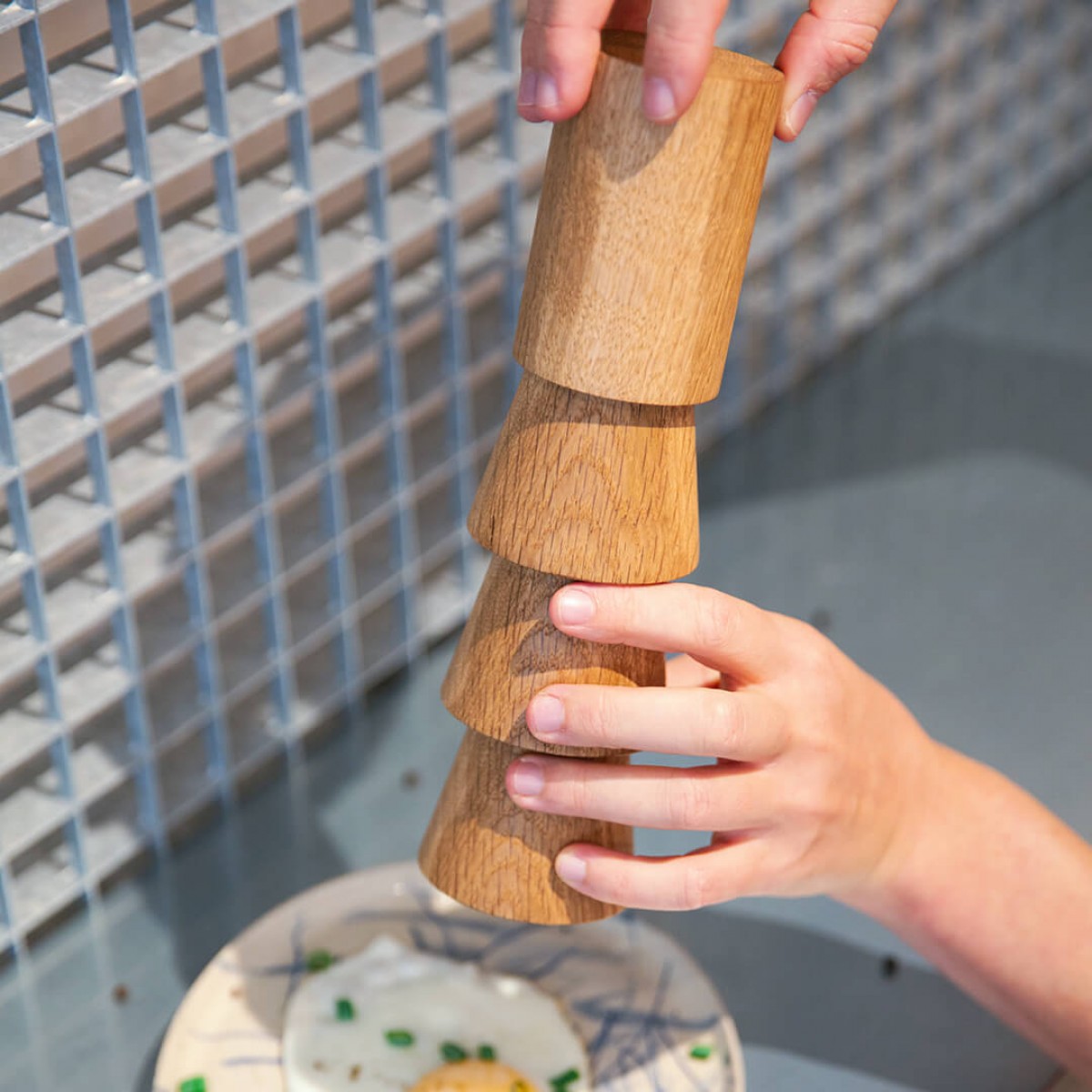 Gewürzmühle | zickzack unten | rundund