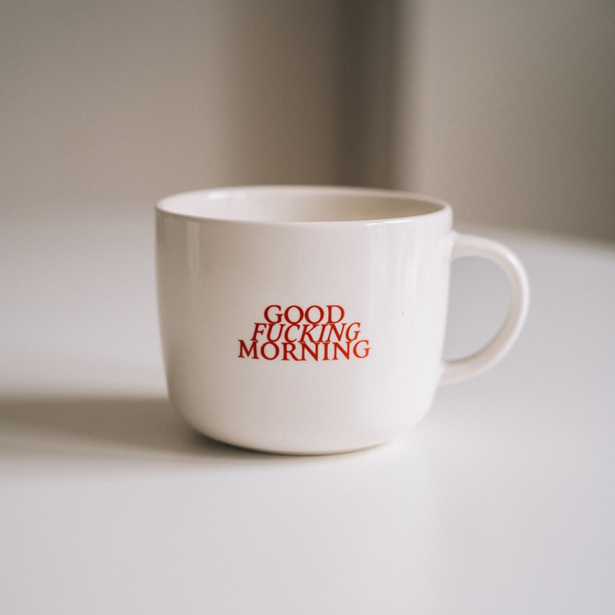 GOOD F*CKING MORNING Tasse - ALMOST A BRAND