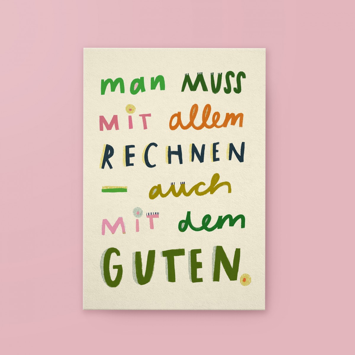 franzizo Postkarte »Das Gute«