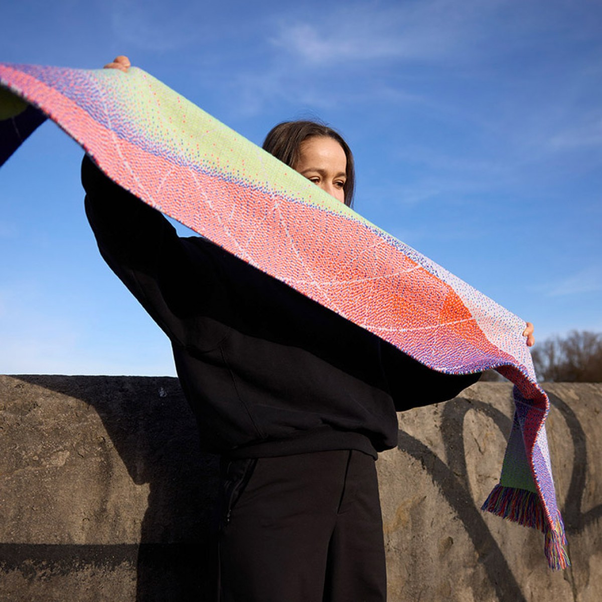 Gute Ware Pixel Schal