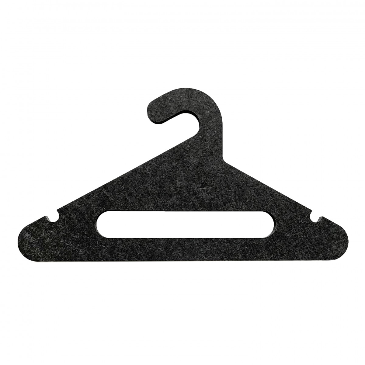 halblang | Kleiderbügel | Filz | dark anthracite