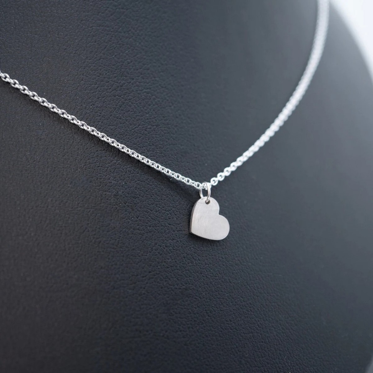 Herzanhänger Kette - Sterlingsilber - SchmuckvonVreni