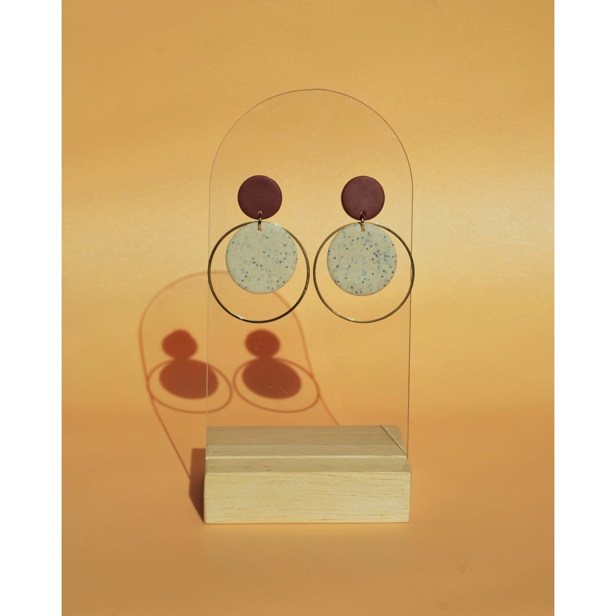 Ipanema | Lila Statement-Ohrringe | Santoclay