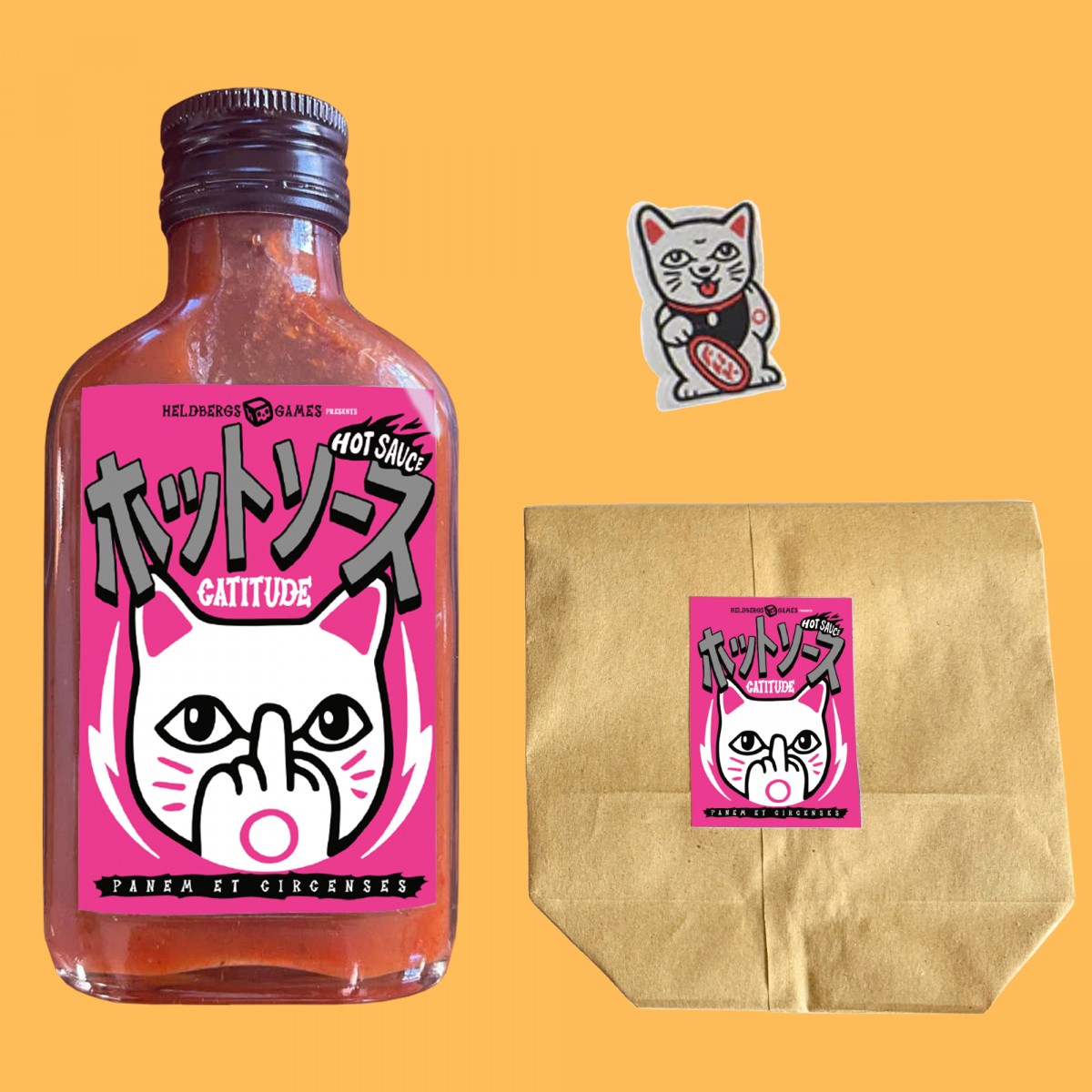 Maneki Neko Hot Sauce – Curry Geschmack - Heldbergs Games 