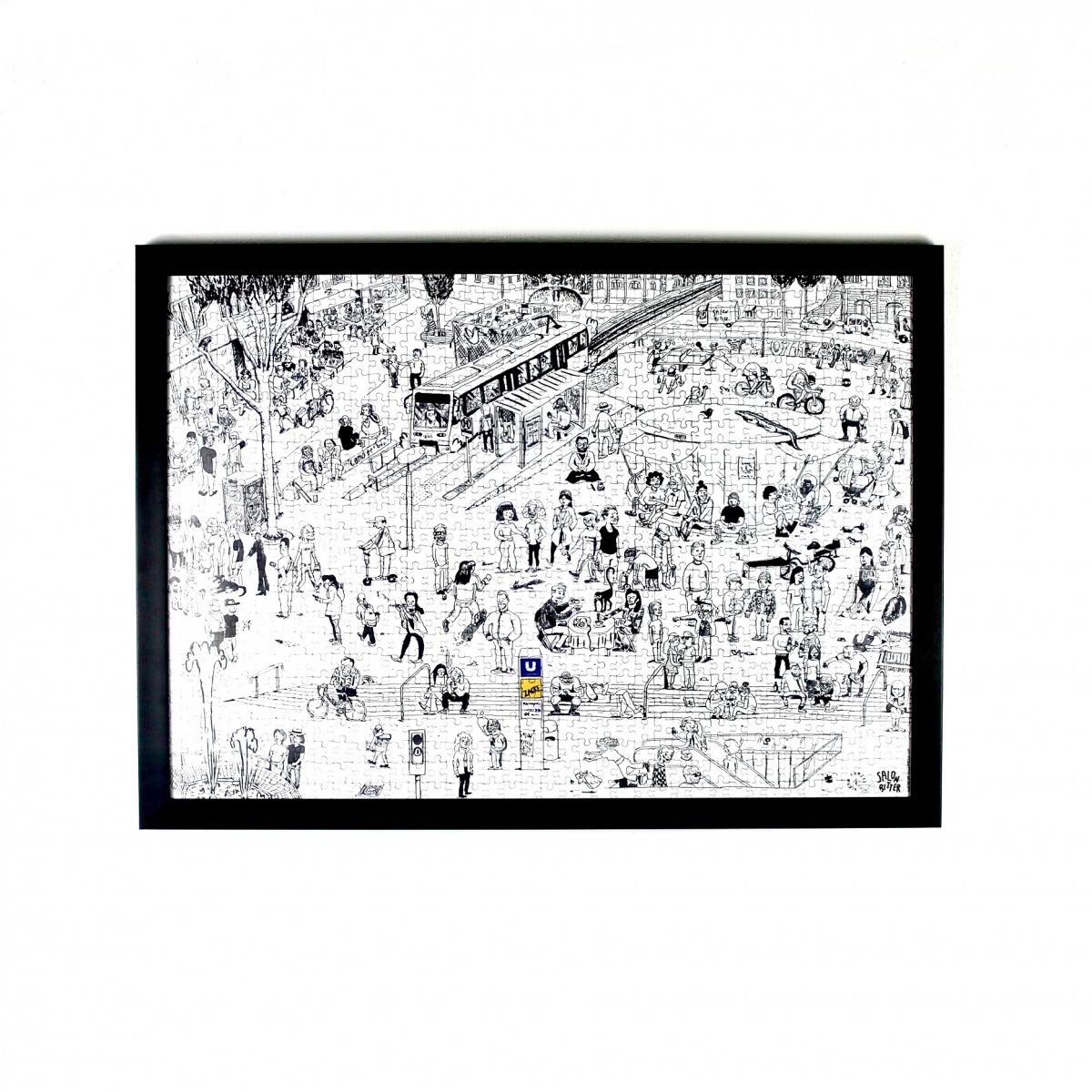 Das Puzzle Kollektiv - Puzzle "Marienplatz" 1000 Teile