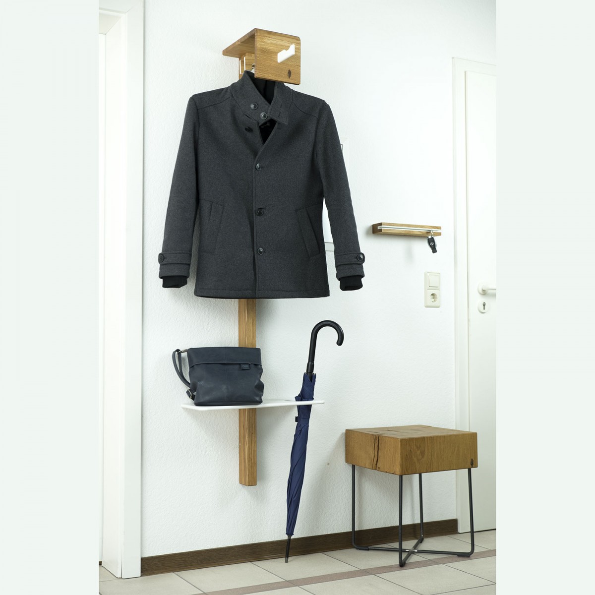 Holzhocker tabureto, Massivholz Design Hocker | Holzbutiq
