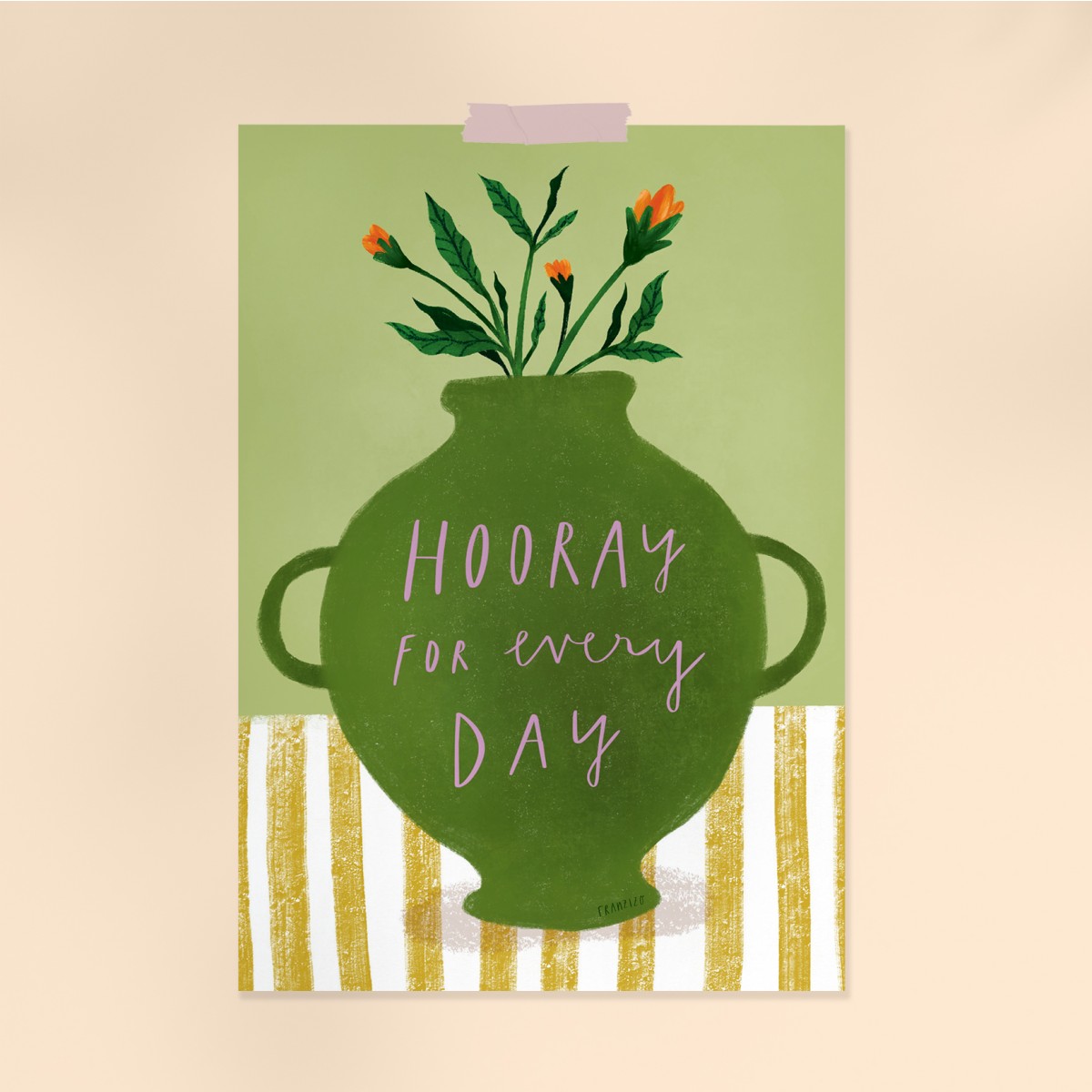 franzizo Print A4 »Hooray«