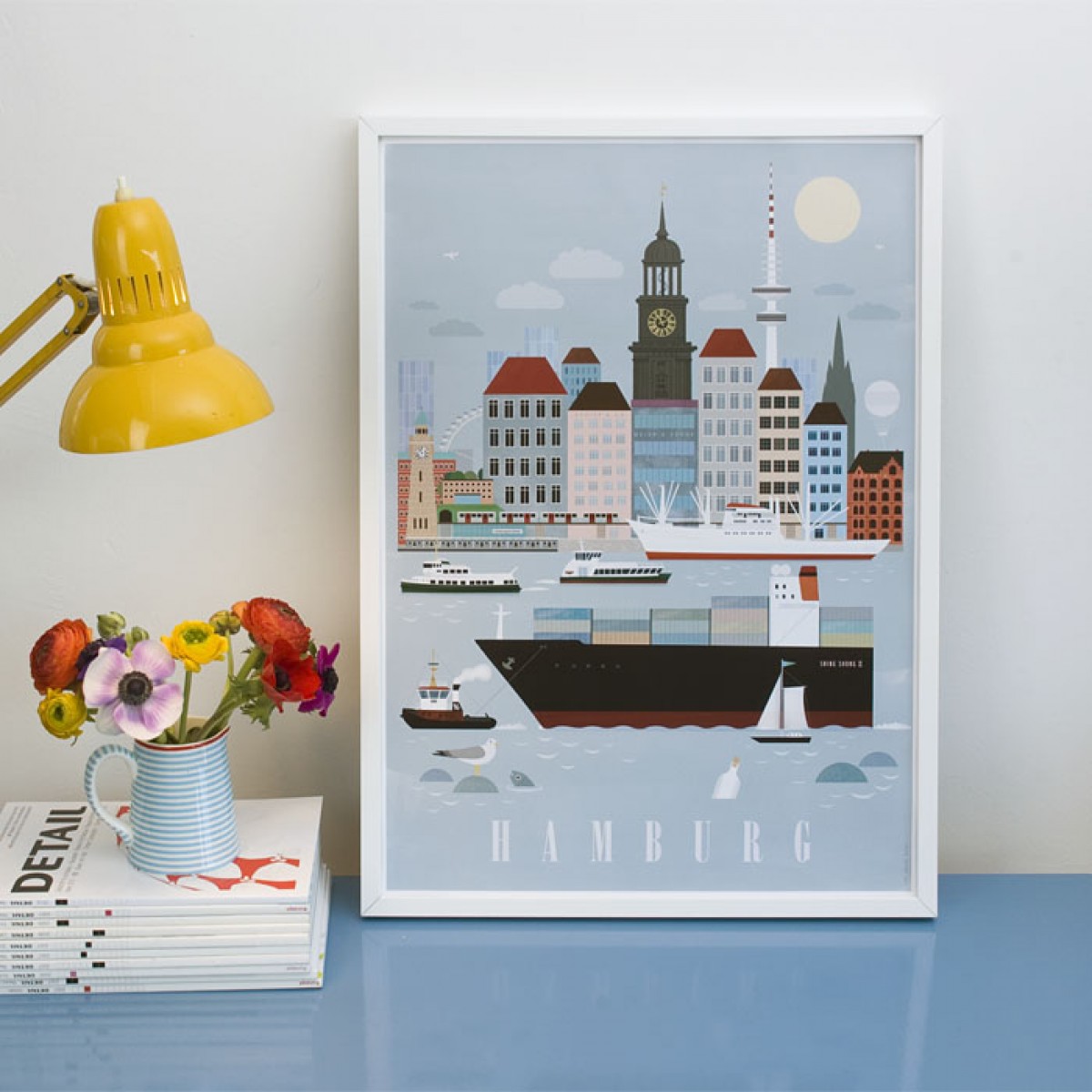 Human Empire Hamburg City Poster (50x70cm)