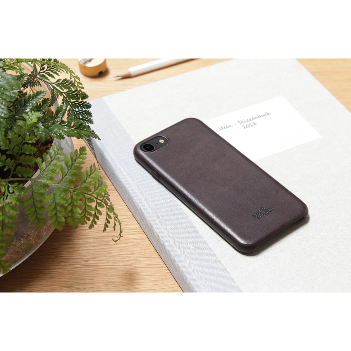 Pack & Smooch iPhone 7 Leder Case, Back Cover
(pflanzlich gegerbtes Leder)