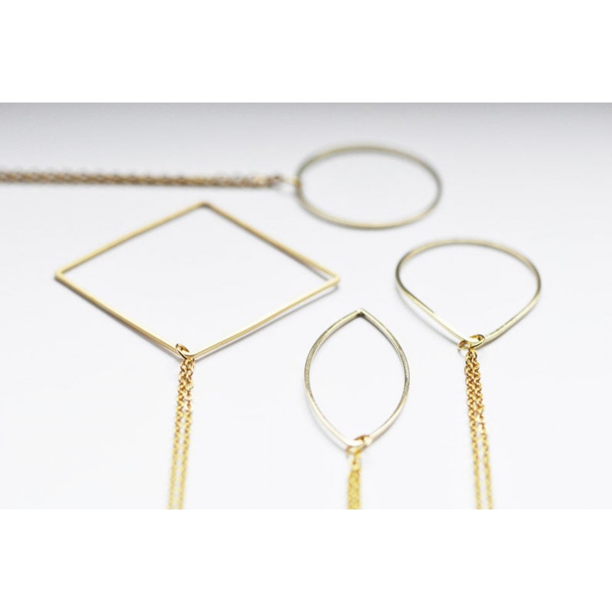 na.hili Kette SHAPES ***Gelbgold***14Karat*