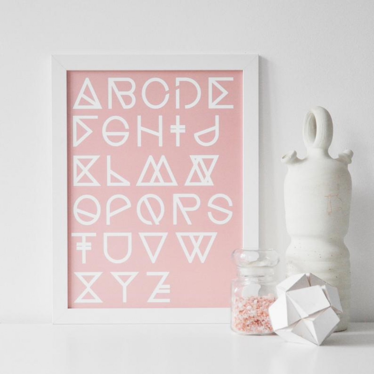 nahili A3 ARTPRINT / POSTER "geometrical ABC" abstrakte Grafik Kunst - Druck