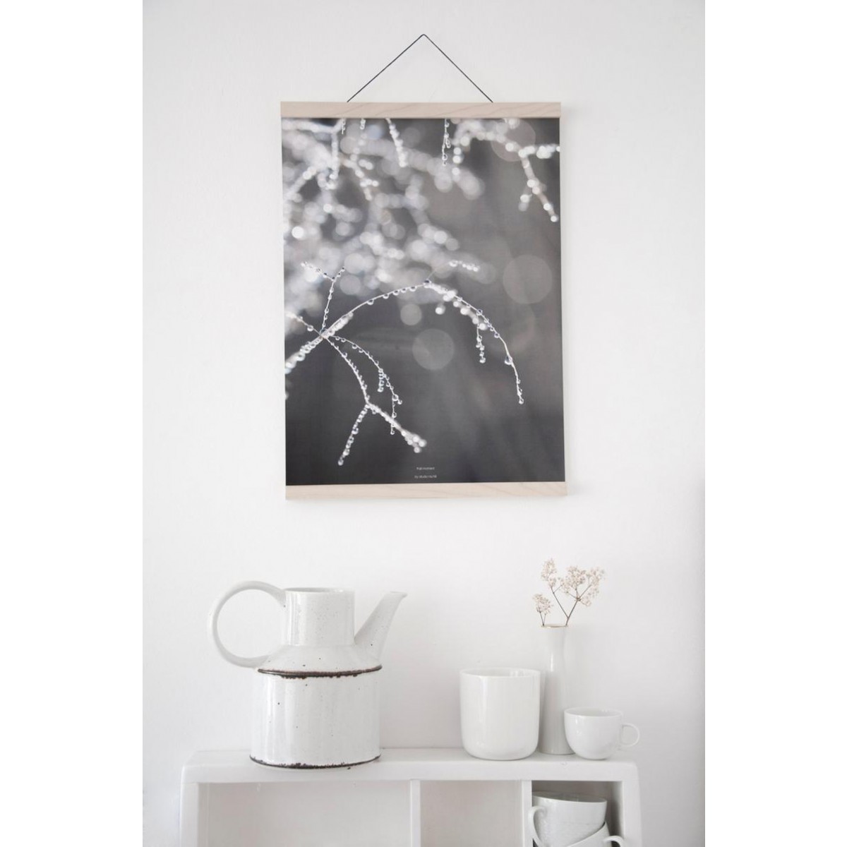 nahili MAGNETISCHE POSTERLEISTE A4 „Eco Click - On - Frame“ Rahmen Ahorn (weitere Hölzer und Größen im Shop)