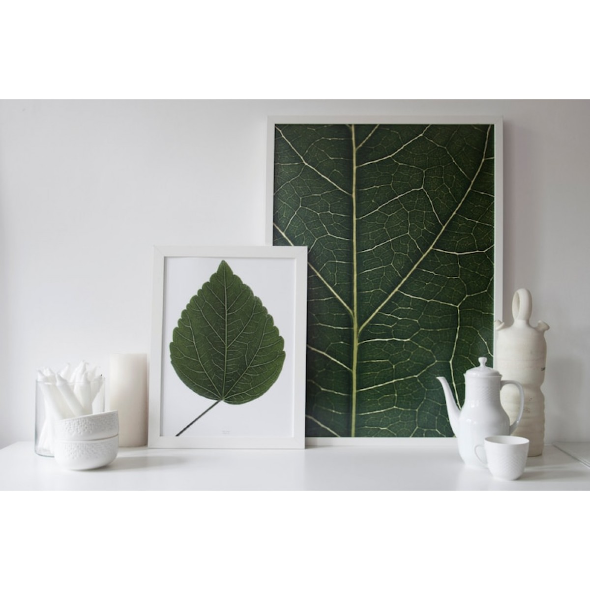 nahili ARTPRINT / POSTER "look closer HIBISCUS - green leaf" (DIN A1/A3 & 50x70cm) Blatt Botanic Fotografie