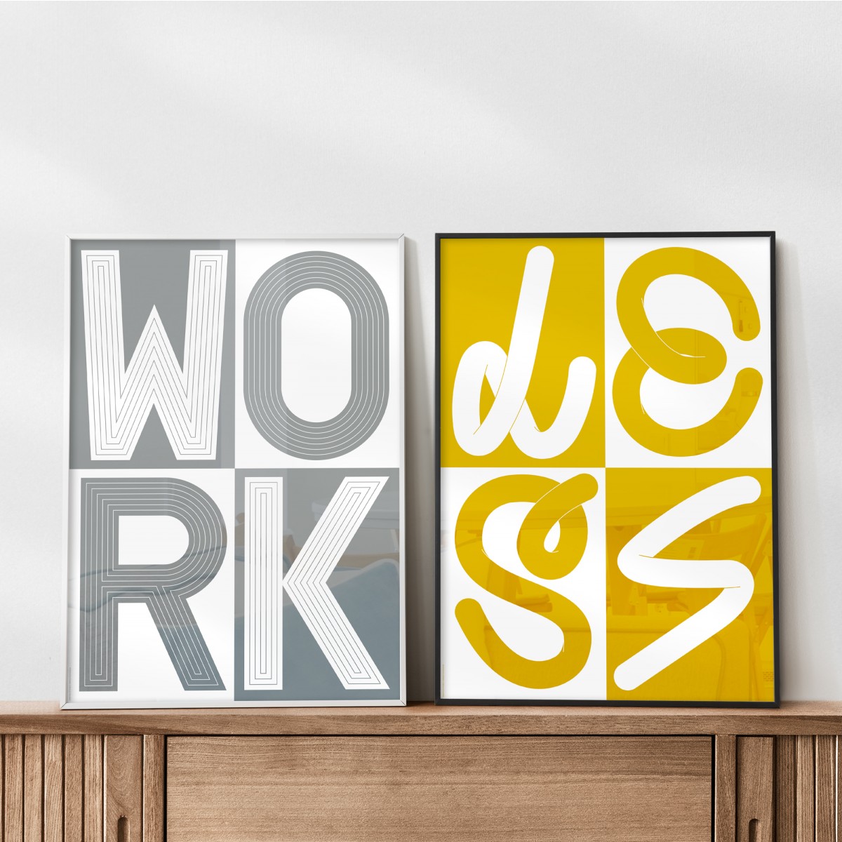 NEW PRINTS ON THE BLOCK / Plakat »Work«