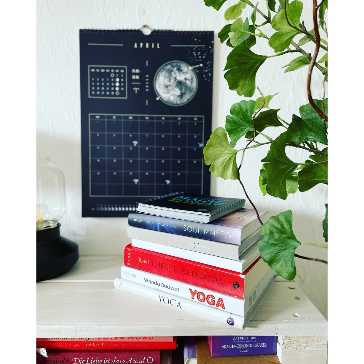 Mondkalender 2027 schwarz // ShellyCreates