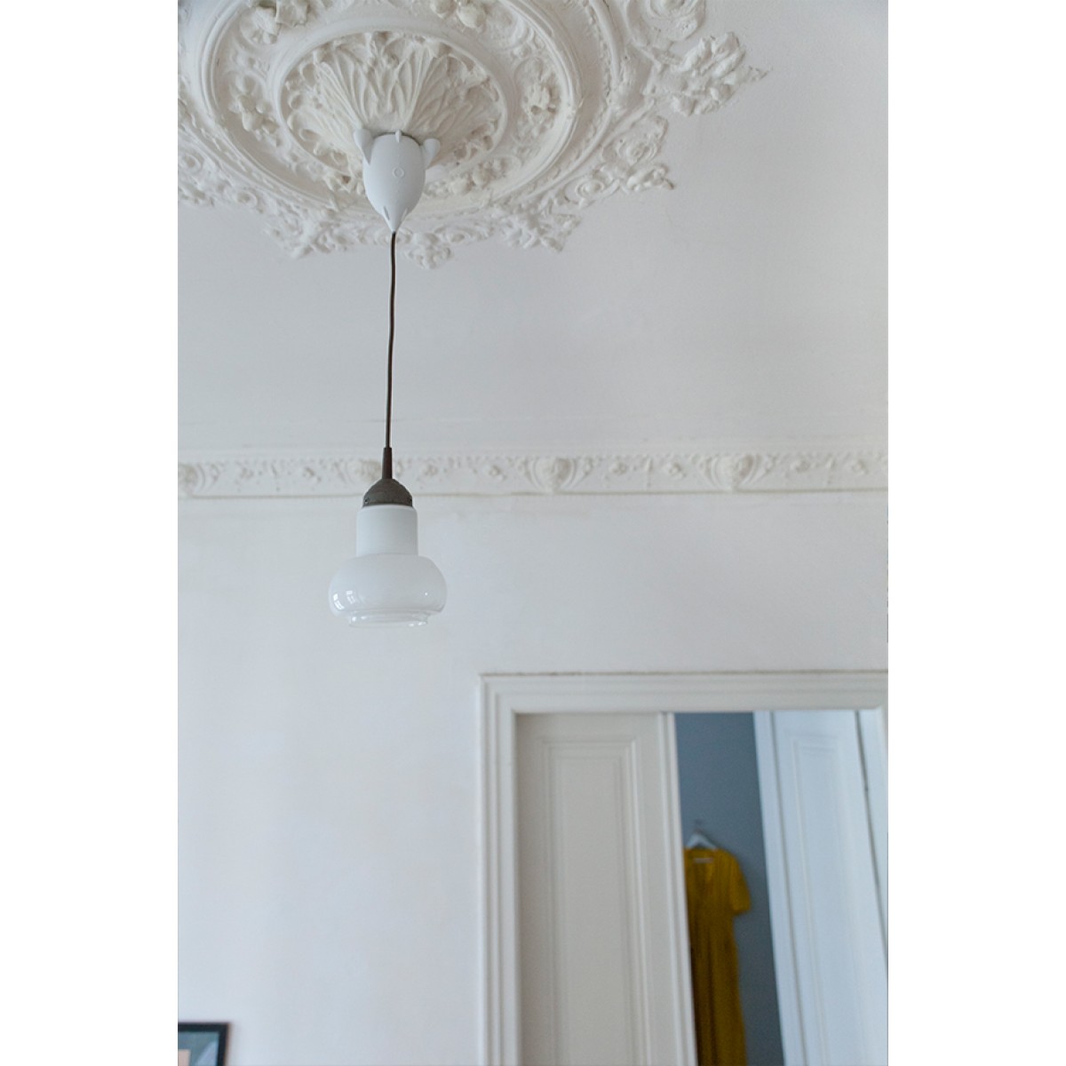 canopie® - Lampenbaldachin – Rakete Gipsweiß