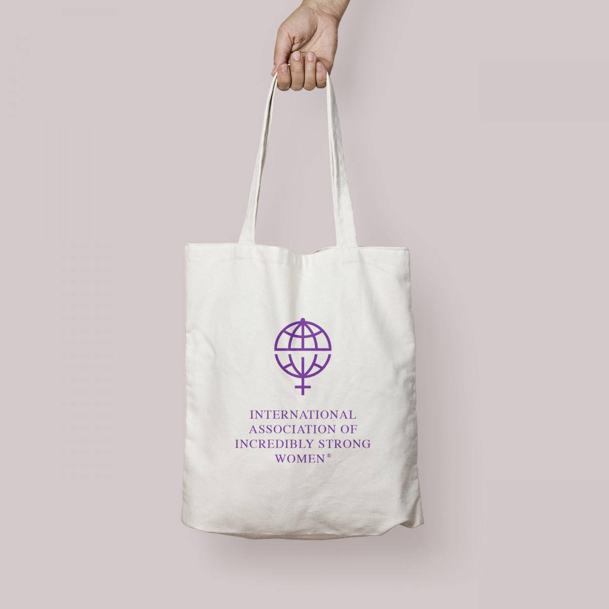 "International Association Of Incredibly Strong Women" Baumwolltasche
