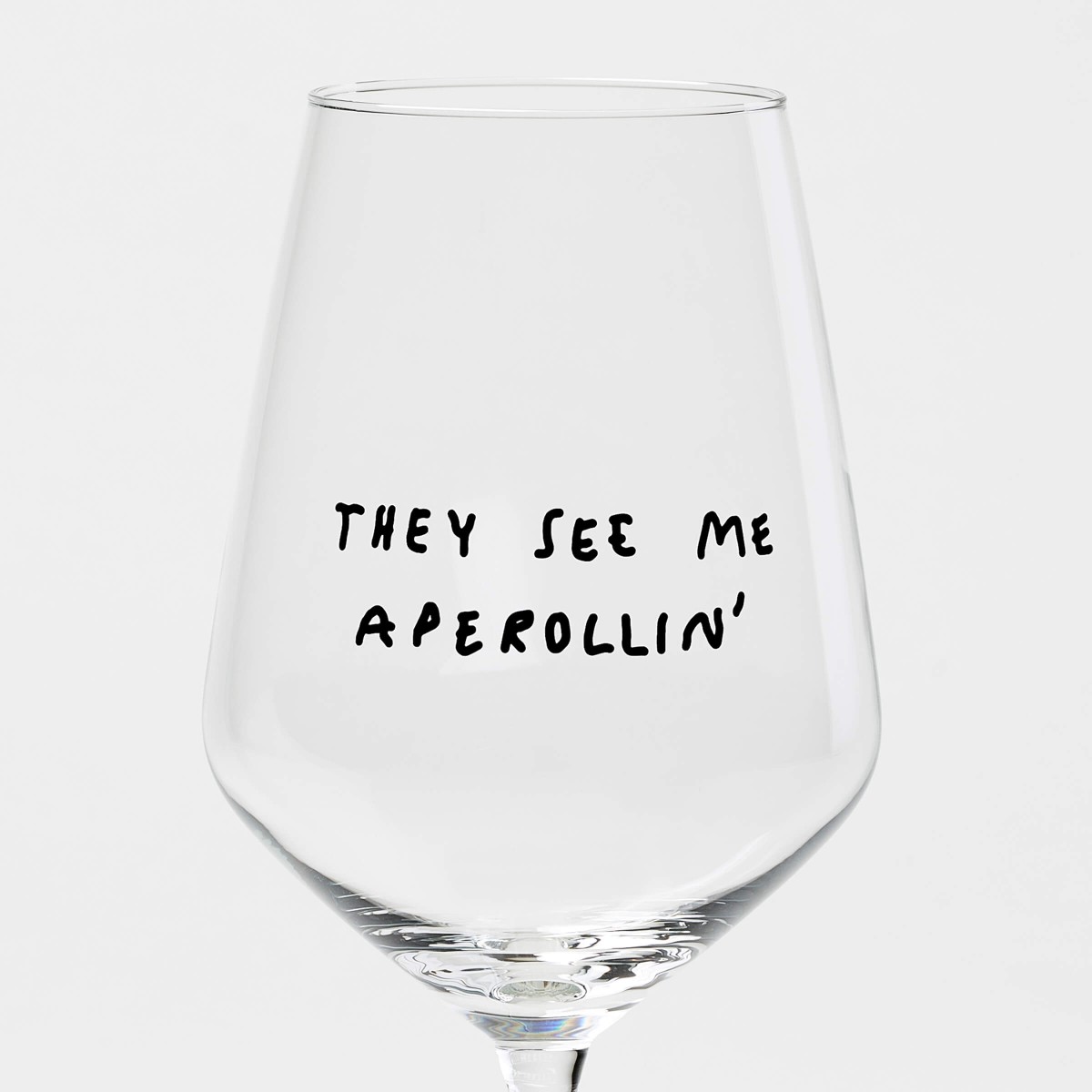 "They See Me Aperollin'" Glas by Johanna Schwarzer × selekkt