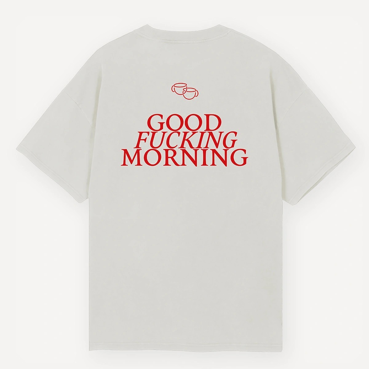 GOOD F*CKING MORNING Oversize Shirt - ALMOST A BRAND