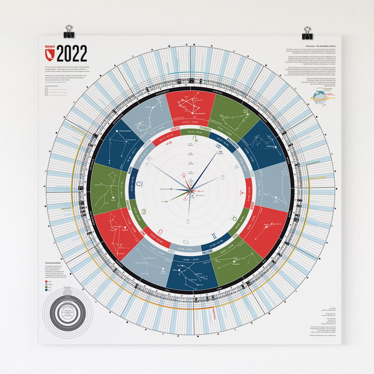 Jahreskalender 2022 – Marmota Maps
