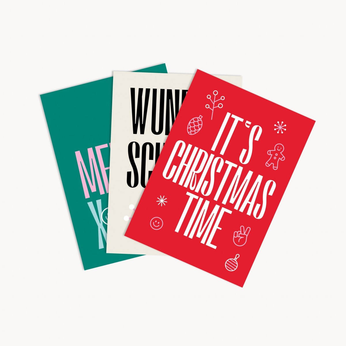 KARTENSET CHRISTMAS #3 – Weihnachten – Studio Schön®