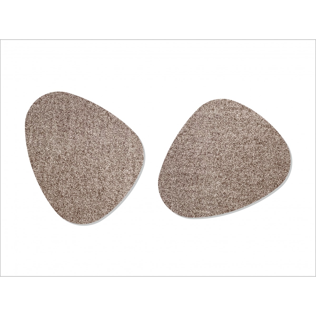 Keilbach Fußmatte kiesel 84x75cm