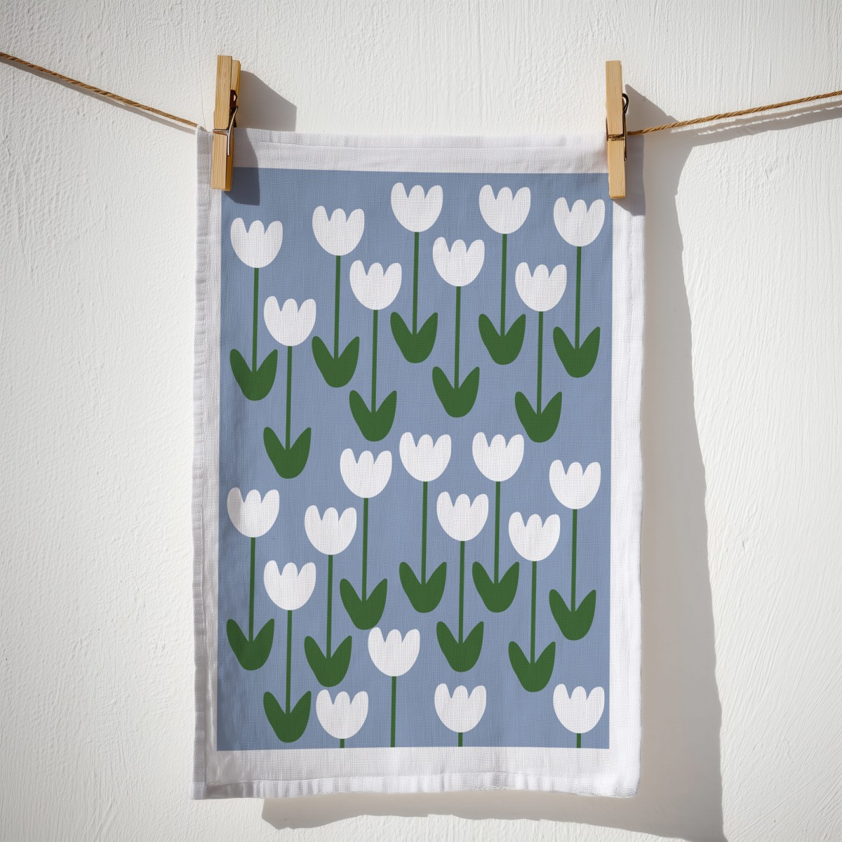 Geschirrtuch - Bio Baumwolle - Tulpen