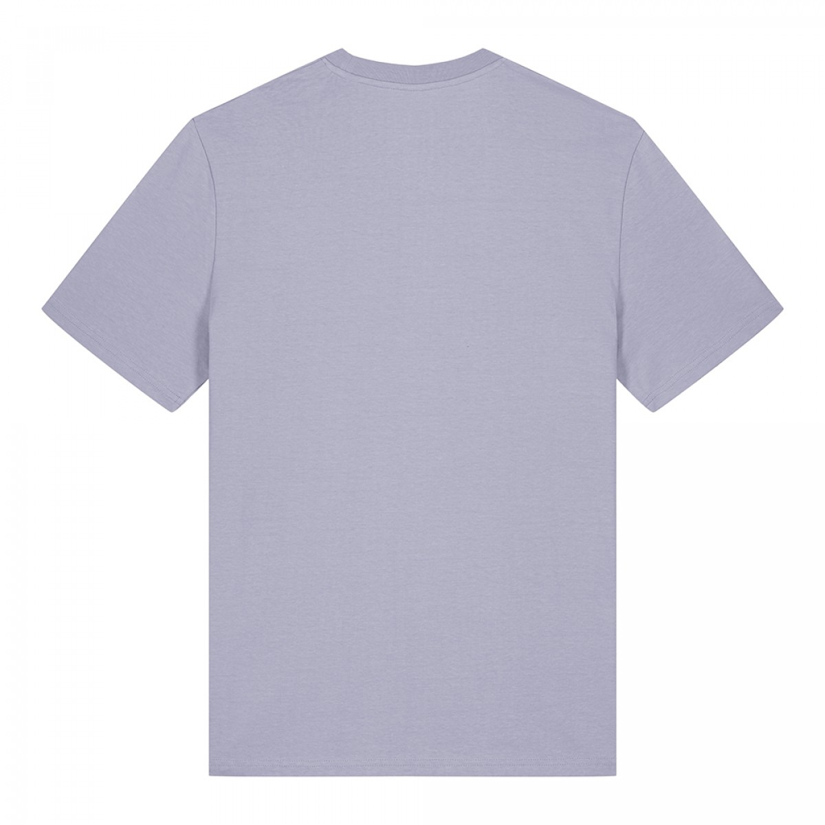 ORGANIC T-SHIRT SMILEY STICK WEISS | UNISEX | LAVENDEL – Studio Schön®