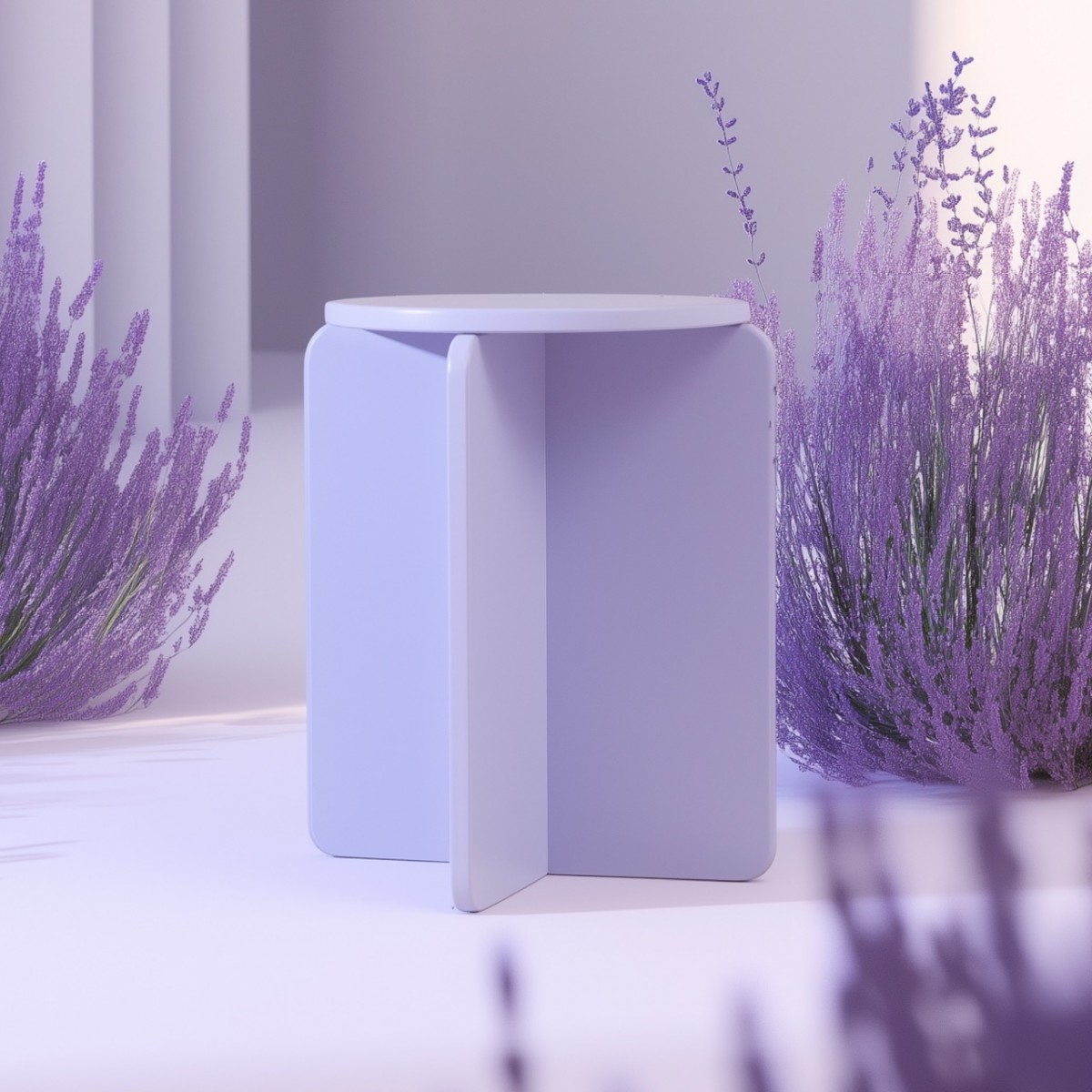 XO Hocker und Sidetable in LAVENDEL von Studio Sonntag