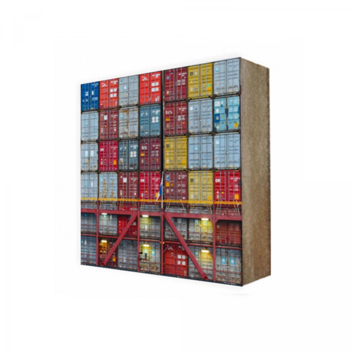 Stadtliebe® | Bilder Cube „Hamburg Container Schiff“