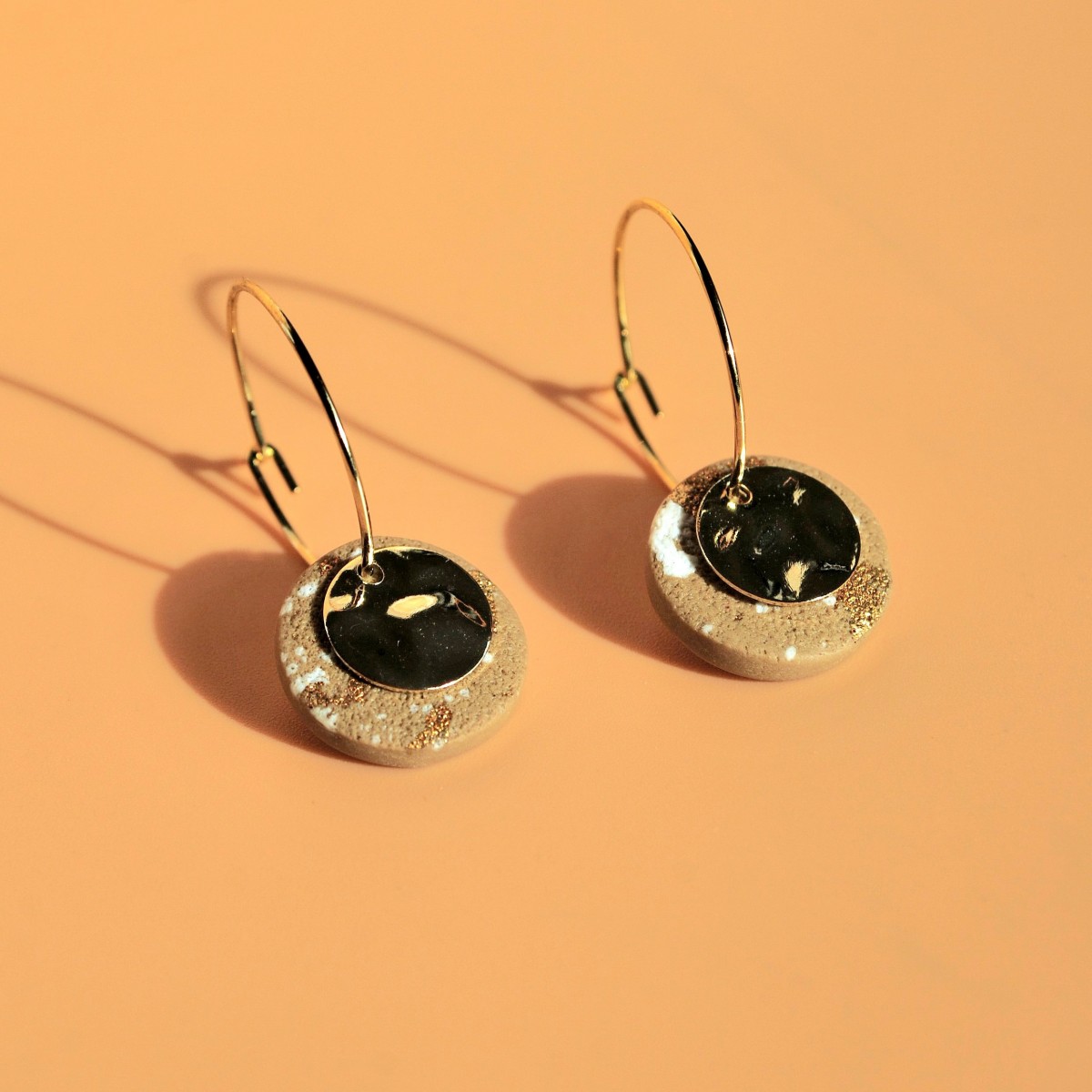 Minimalistische Creolen | 18K vergoldet | Santoclay