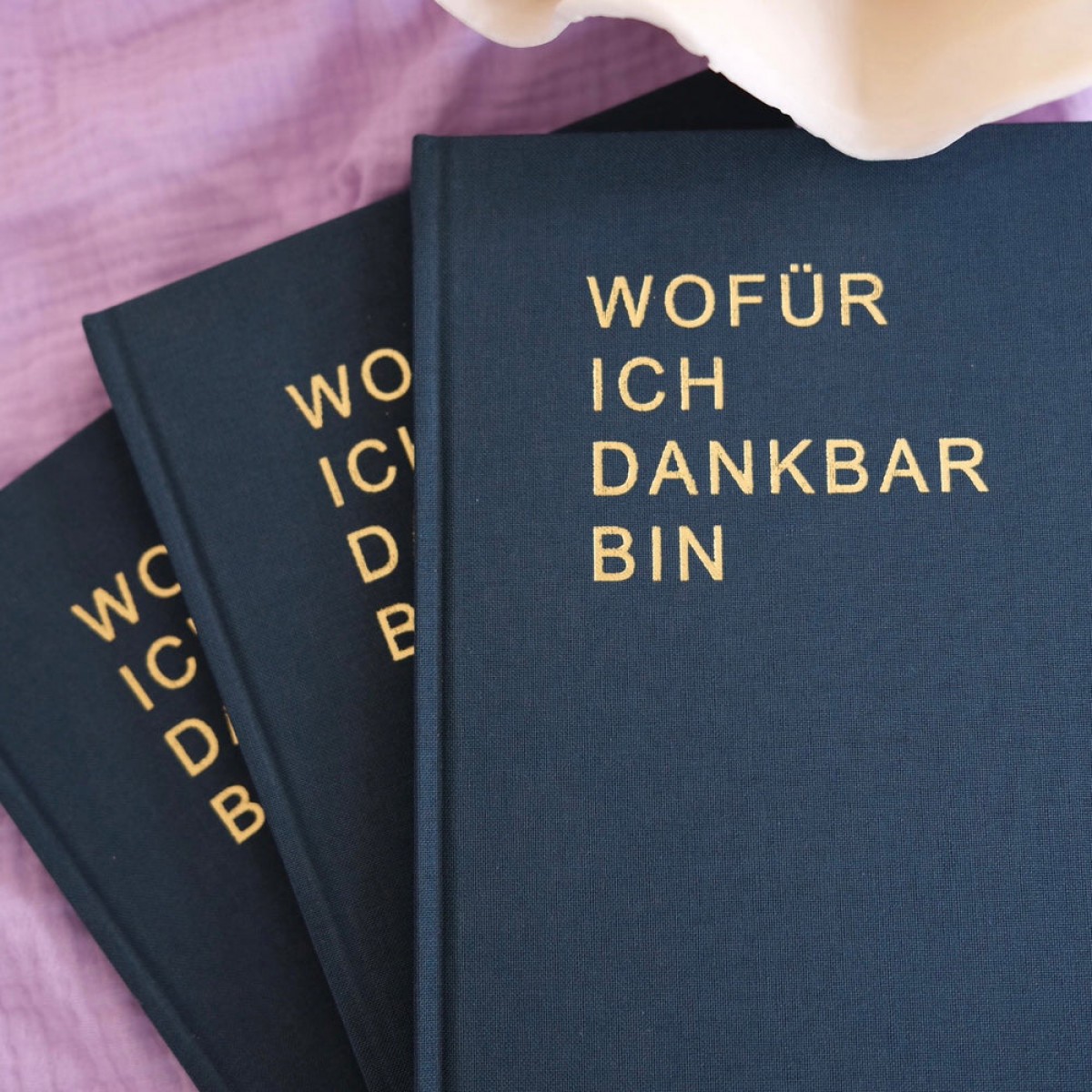 The Life Barn Dankbarkeitstagebuch "Wofür Ich Dankbar Bin" blau