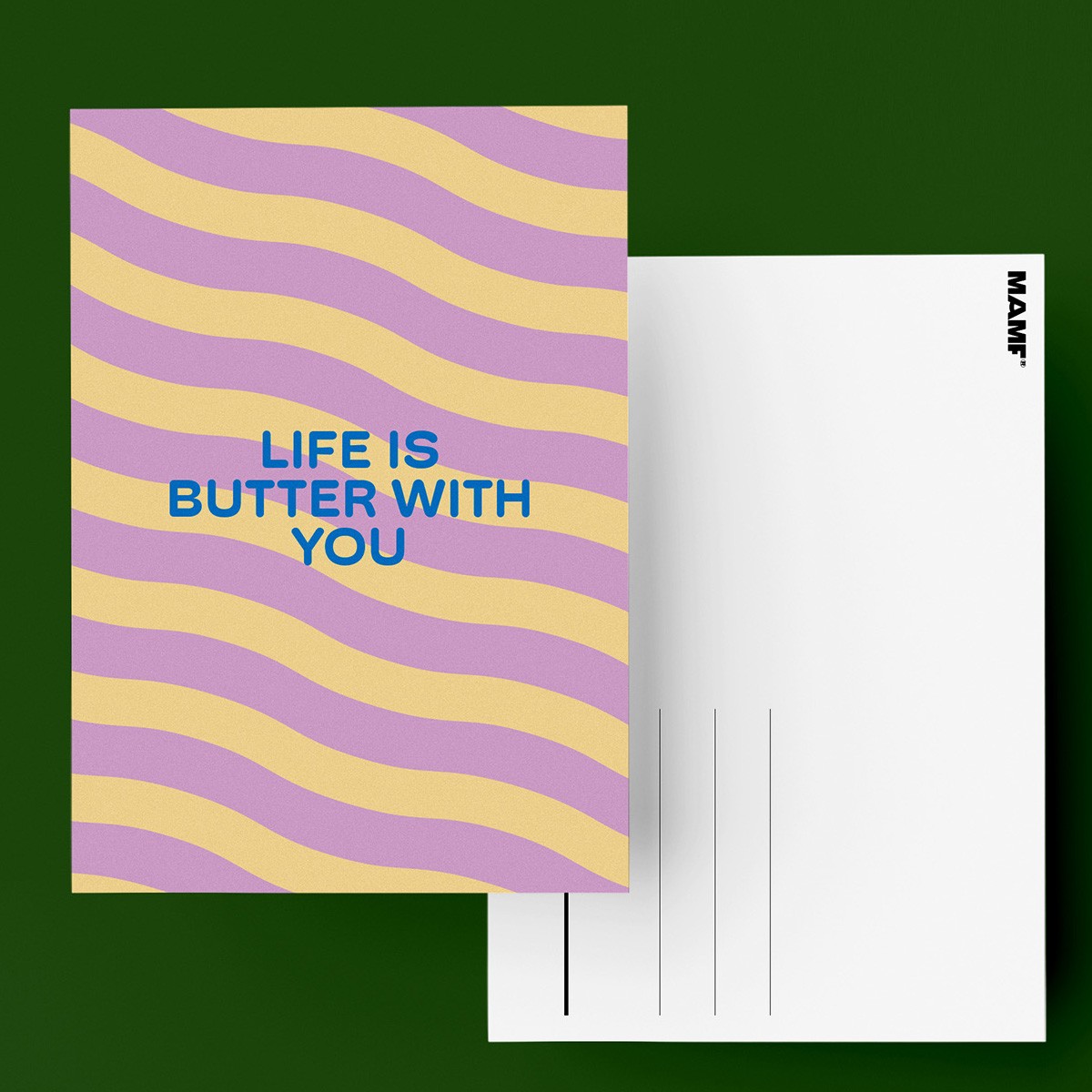 MAMF® "Life Is Butter With You" Postkarte