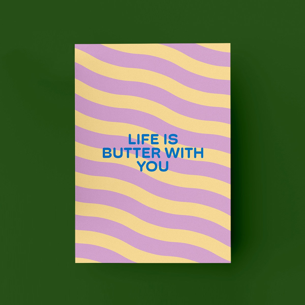 MAMF® "Life Is Butter With You" Postkarte