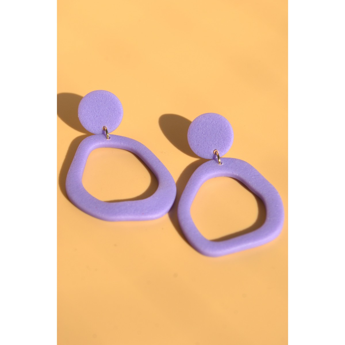 Ipanema | Lila Statement-Ohrringe | Santoclay