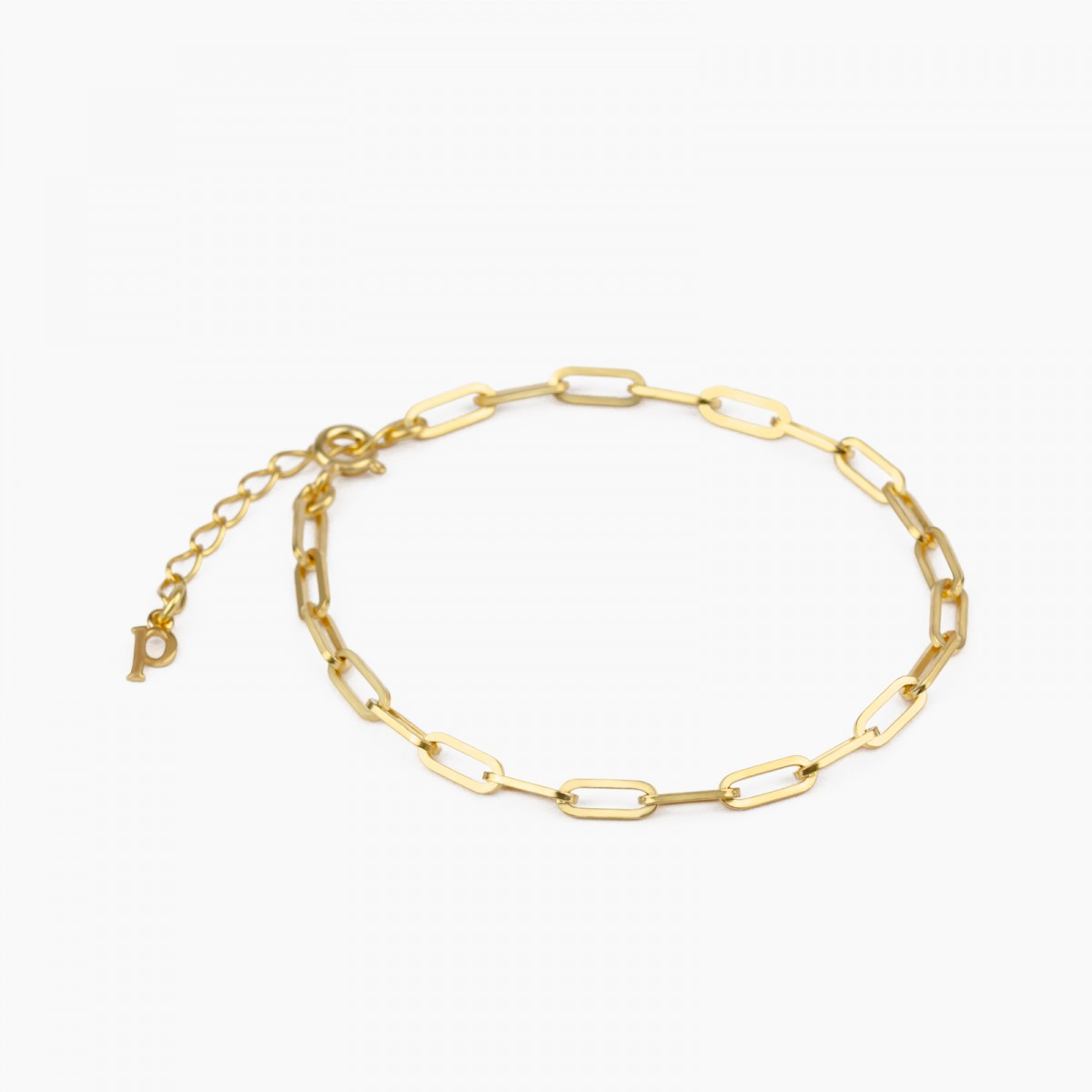 Link Chain Bracelet | Armband aus Gold Vermeil | Paeoni Colors
