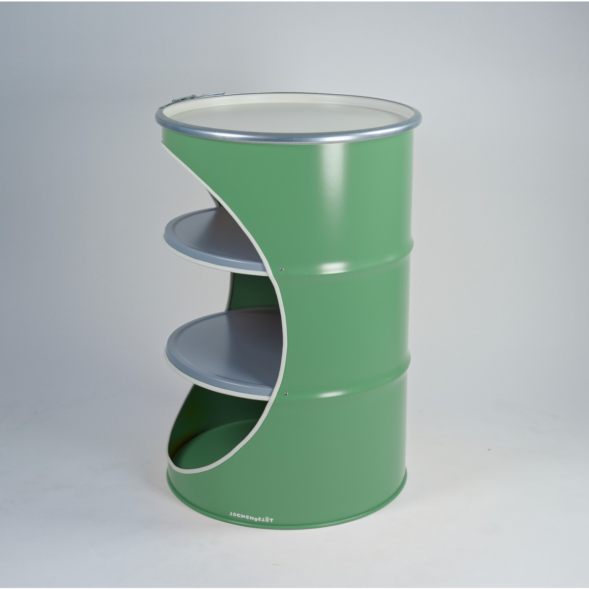 Lockengelöt - Schrank-Oval - aus einem Hamburger Ölfass