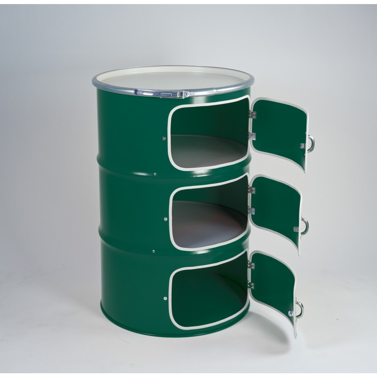 Lockengelöt - Dreitürer aus einem Ölfass