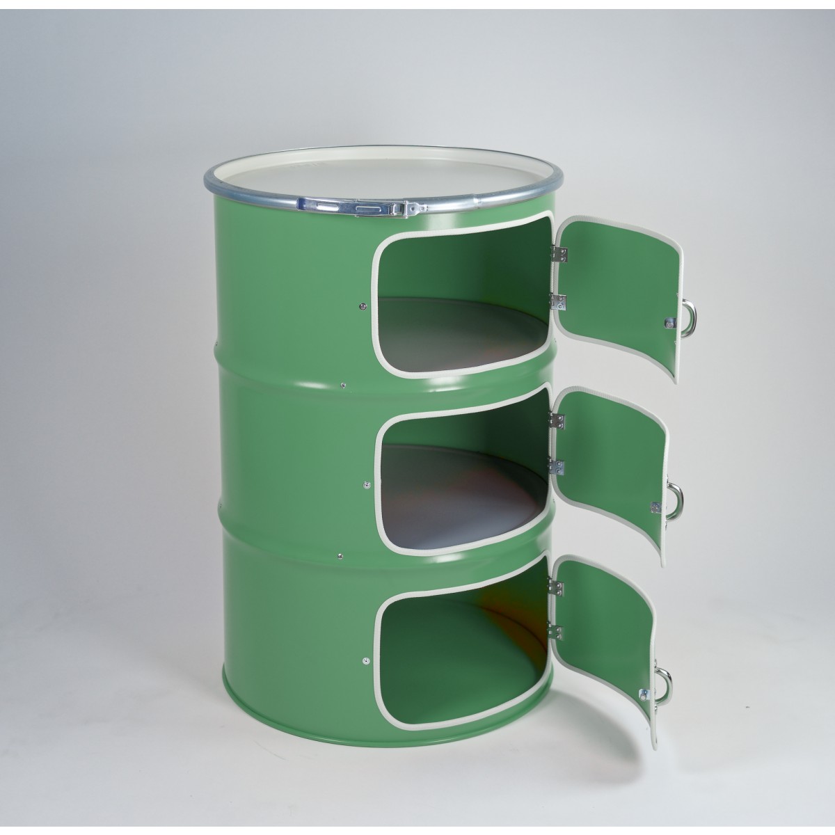 Lockengelöt - Dreitürer aus einem Ölfass