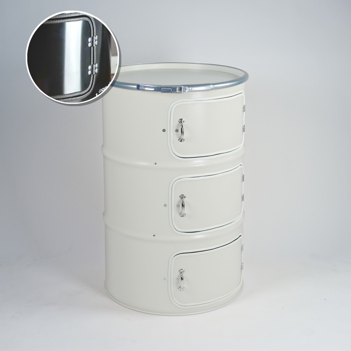 Lockengelöt - Dreitürer aus einem Ölfass