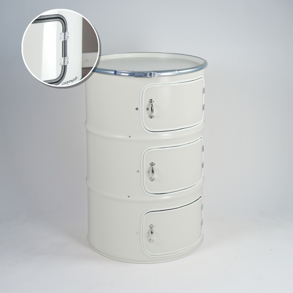 Lockengelöt - Dreitürer aus einem Ölfass