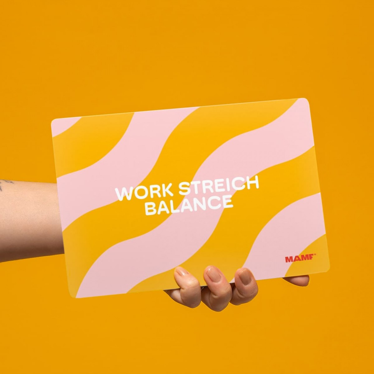 MAMF® "Work Streich Balance" Frühstücksbrettchen