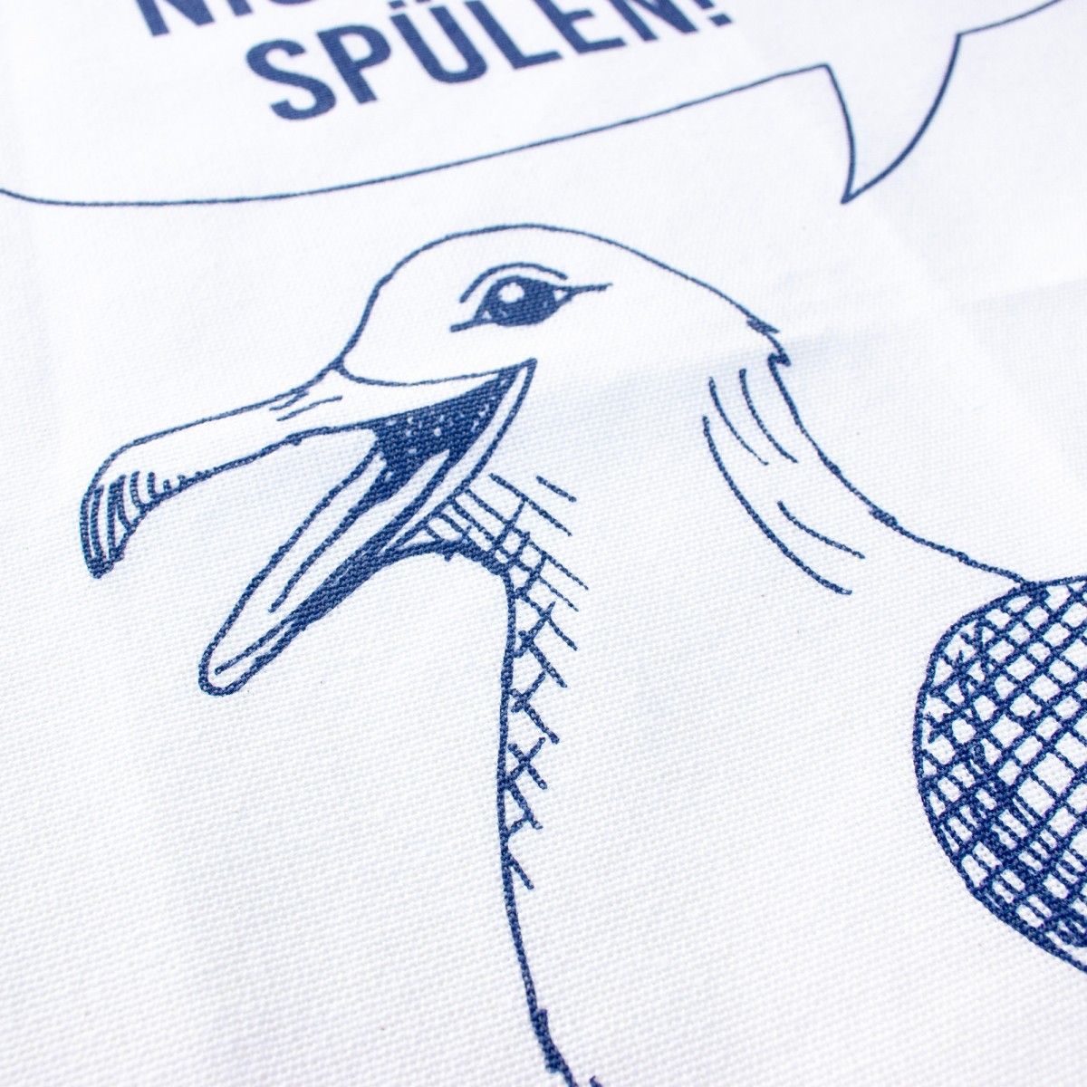 Geschirrtuch "Abwasch Ahoi - Möwe"