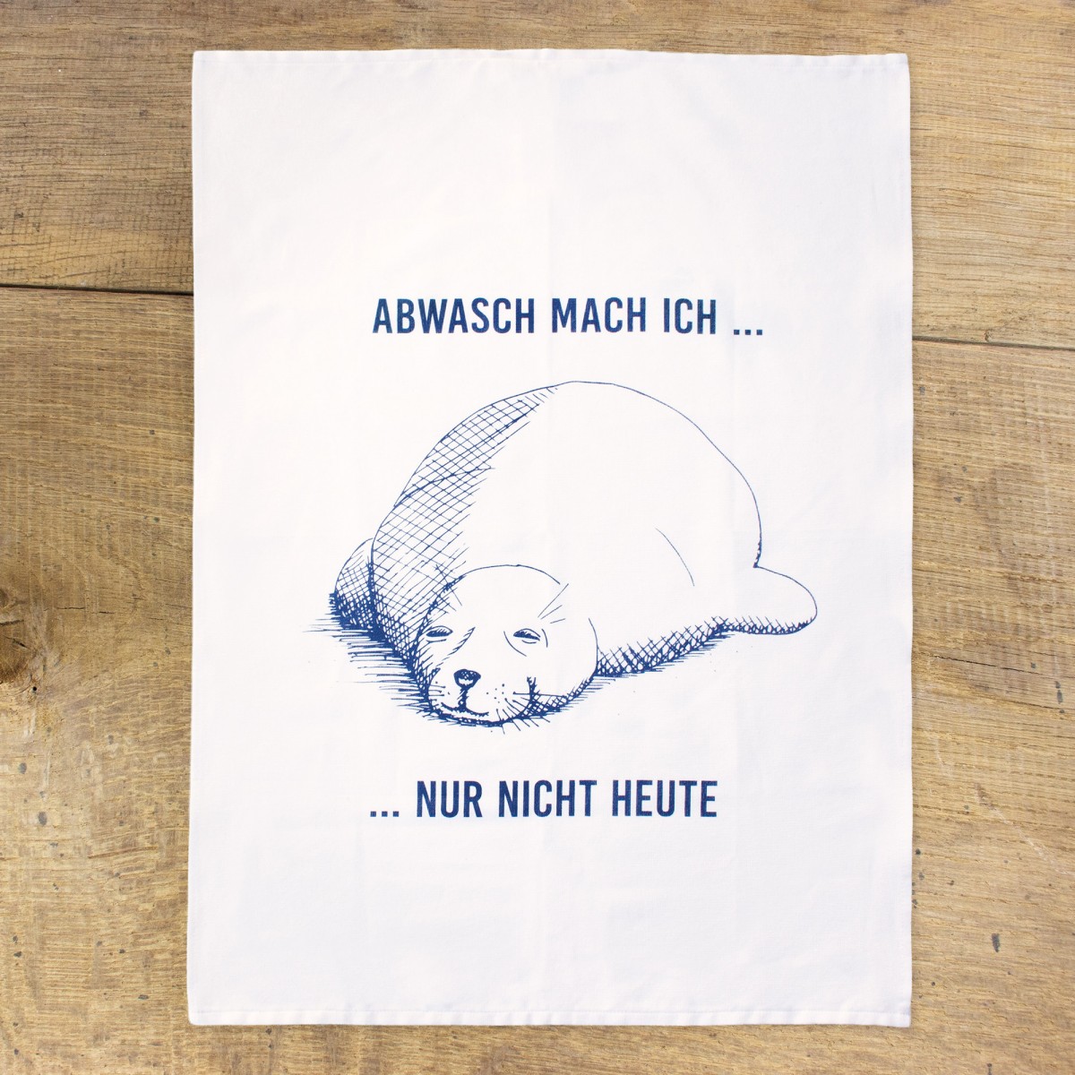 Geschirrtuch "Fauler Seehund"