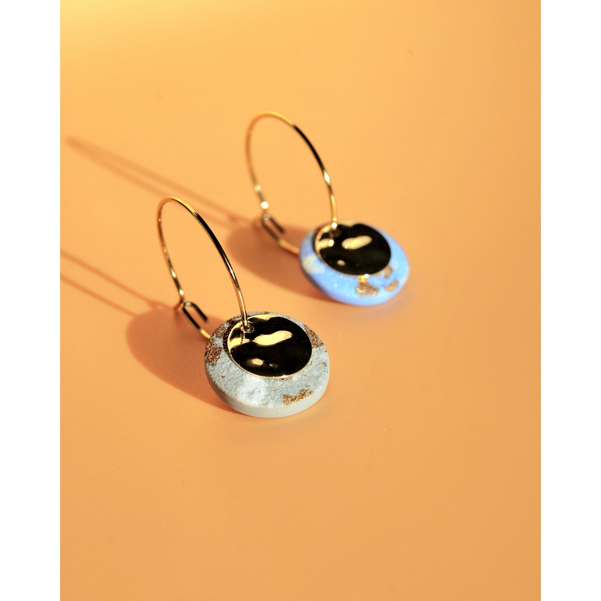 Minimalistische Creolen | 18K vergoldet | Santoclay