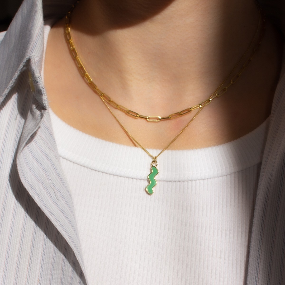 Mirage Necklace | Halskette aus Gold Vermeil | Paeoni Colors