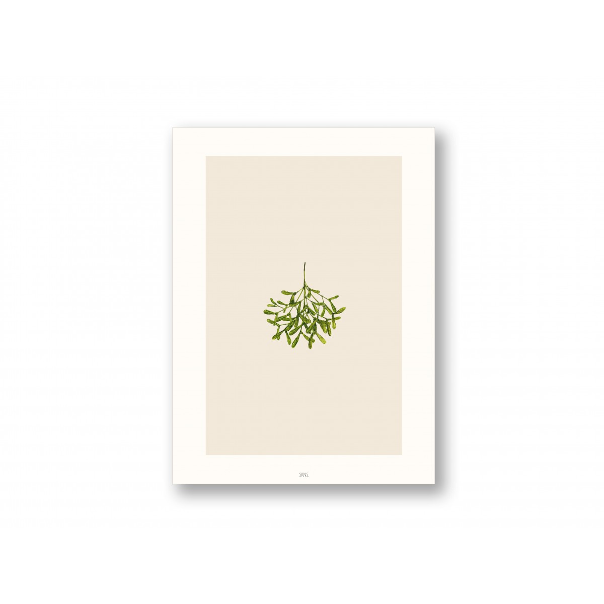 Kunstdruck Mistelzweig - SANS. Kunstdruck Mistelzweig - SANS.